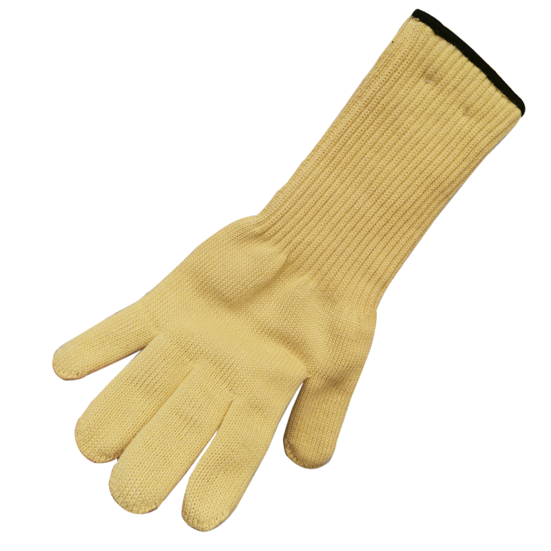 Guantes resistentes al calor anti-calor de grado alimenticio de algodón con logotipo personalizado de 500 ° C